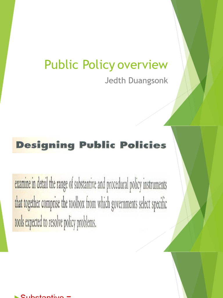 Public Policy Overview-25072567 | PDF