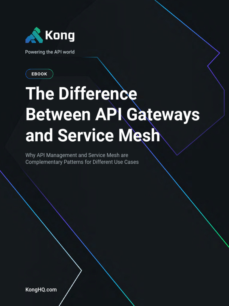 65b05cf9 The Difference Between API Gateways and Service Mesh | PDF ...