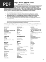 STAT Lab Testing Guidelines | PDF | Serology | Medical Specialties