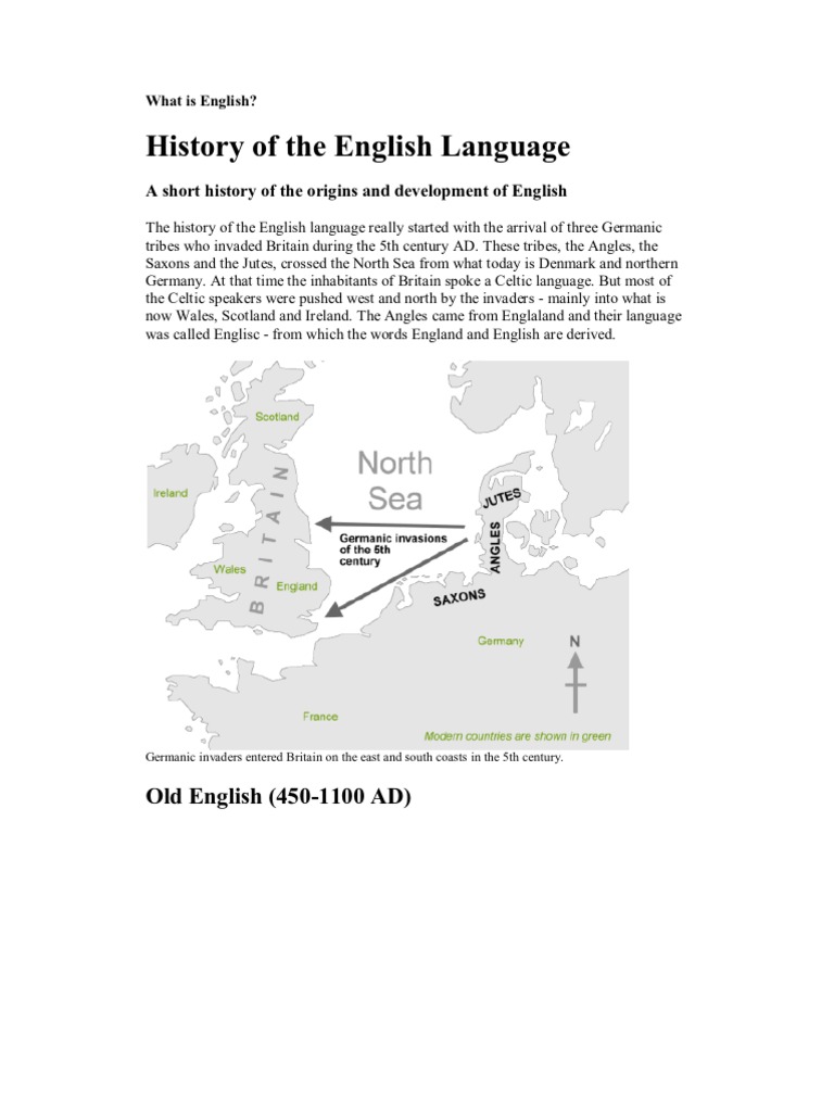 What Is English PDF English Language United Kingdom