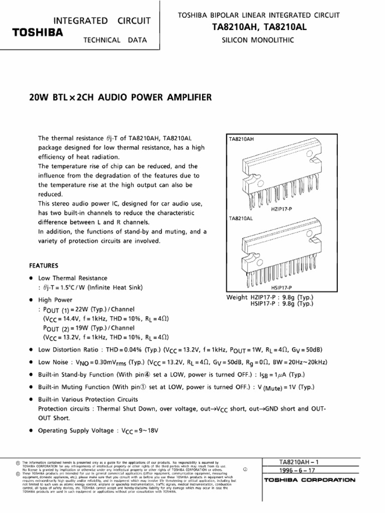 TA8210AH | PDF