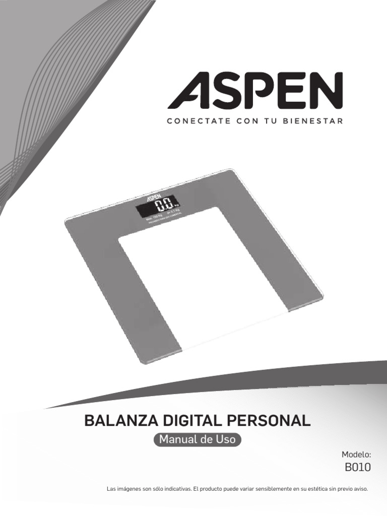 Manual Balanza Digital B010 | PDF | Balanza