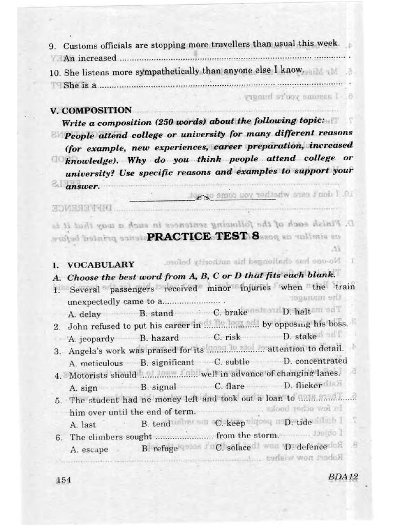 Practice Test 8 9 Và 10 Pdf