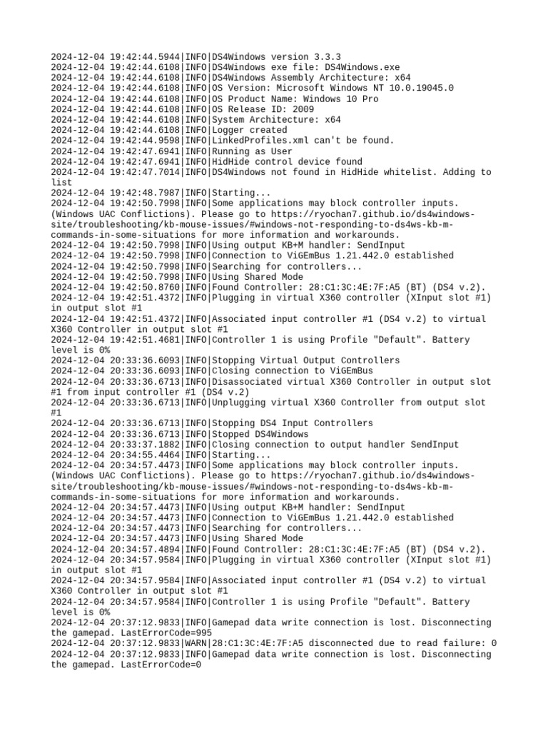 Ds4windows log 20241204 0 pdf microsoft windows computer architecture