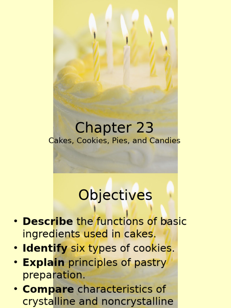 Chapter 23 (1) | PDF | Cakes | Custard