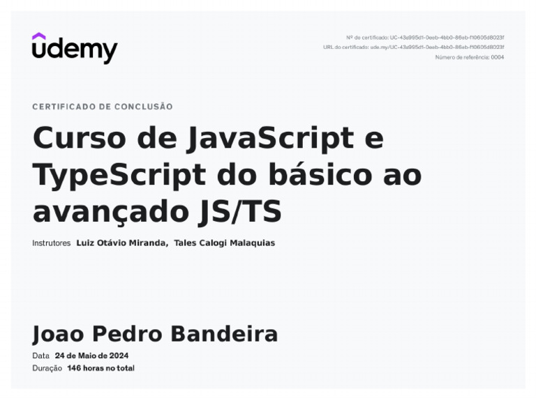 Certificação Java-Type Script Avançado | PDF