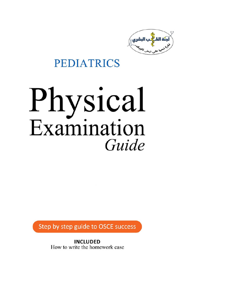 Physical Exam Peds FINAL | PDF | Anatomical Terms Of Motion | Elbow