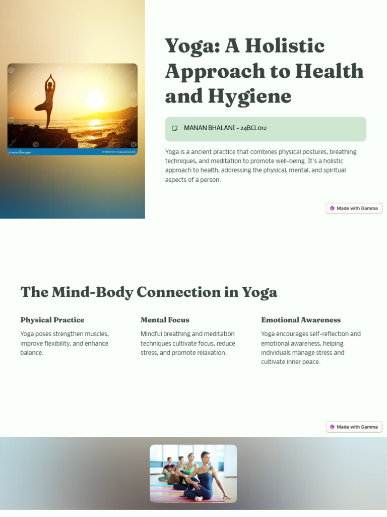 Holistic Yoga for Health and Wellness | PDF | Breathing | Asana