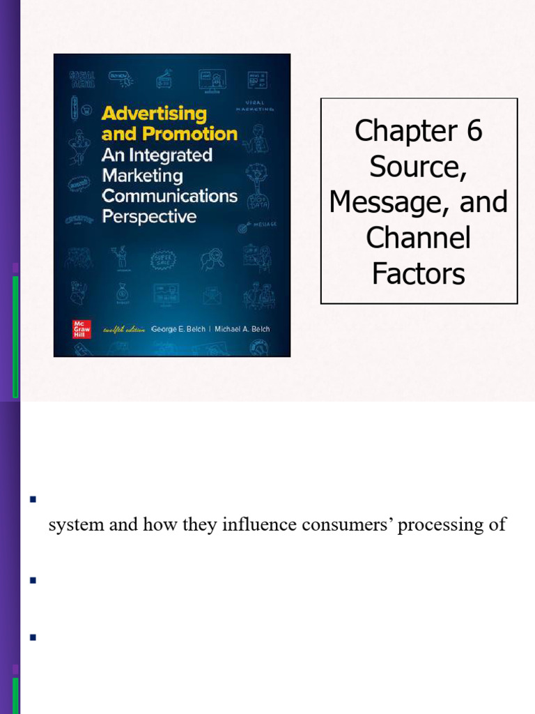 05-Source, Channel and Message Factors | PDF | Persuasion | Brand