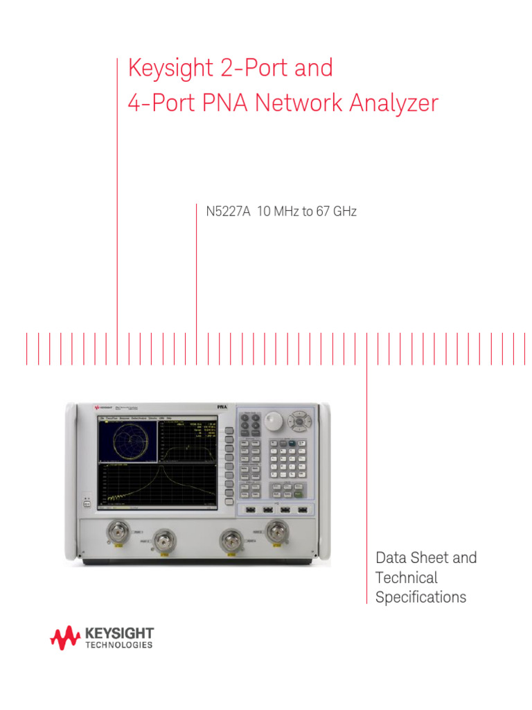 Network Analyzer Specs | PDF | Calibration | Computer Engineering