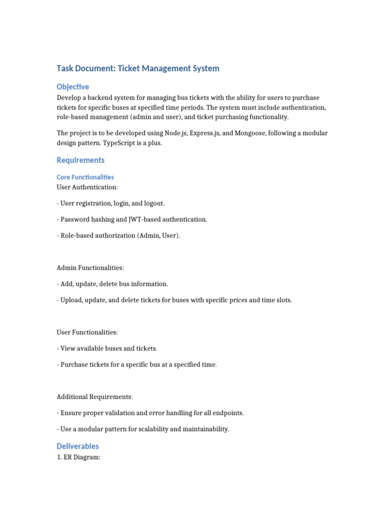 Ticket Management Task Updated Pdf Databases Software