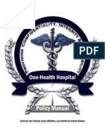 One-Health Hospital Policy Manual