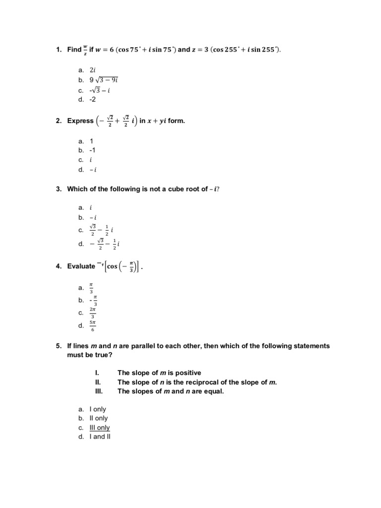 GMAT Math Test 27 | PDF
