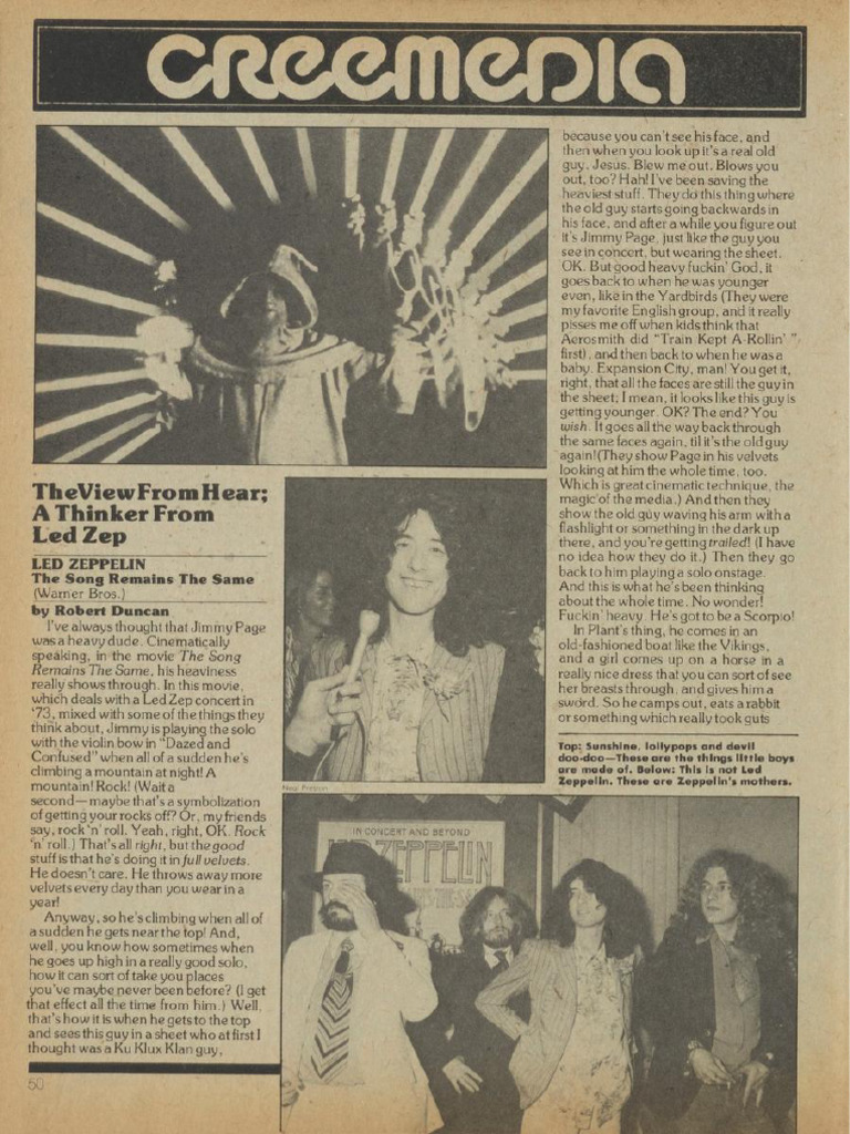 Creem Magazine 1977 January | PDF