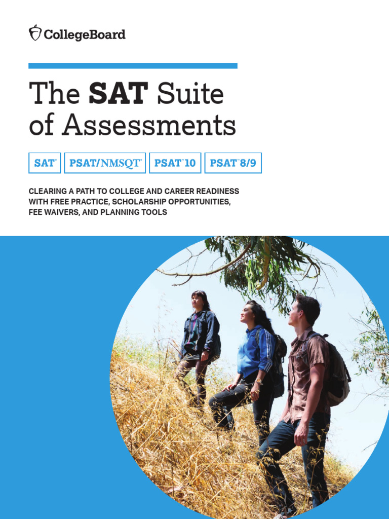 Sat Suite of Assessments Overview Brochure | PDF | Advanced Placement | Sat