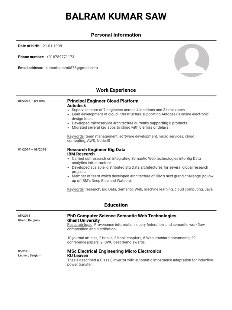  free copy amazon software development engineer resume sample 1