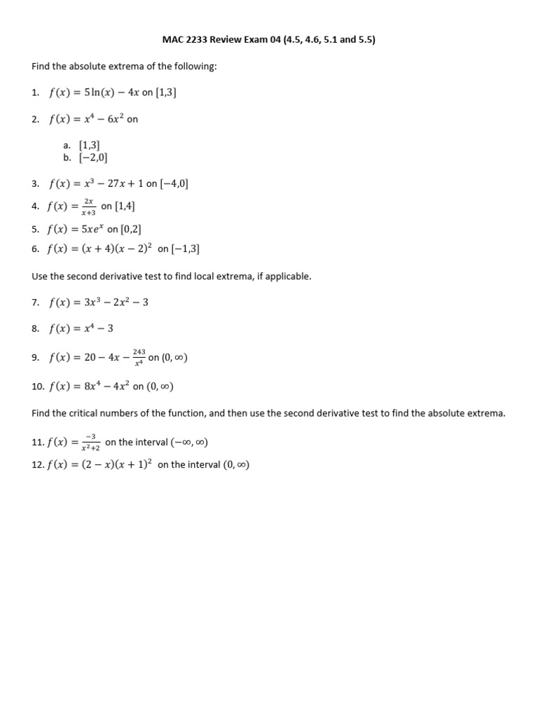 exam-4-review-pdf-calculus-mathematical-analysis