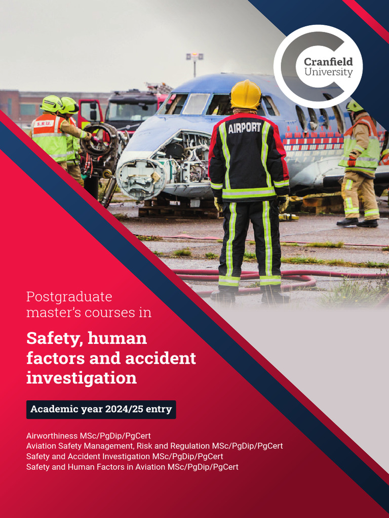 Cranfield Safety Human Factors and Accident Investigation Postgraduate ...