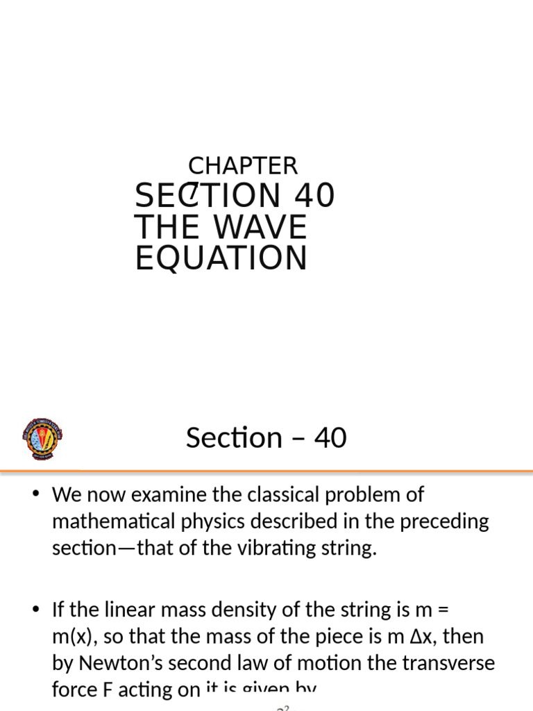 Wave and Heat Equations Overview | PDF