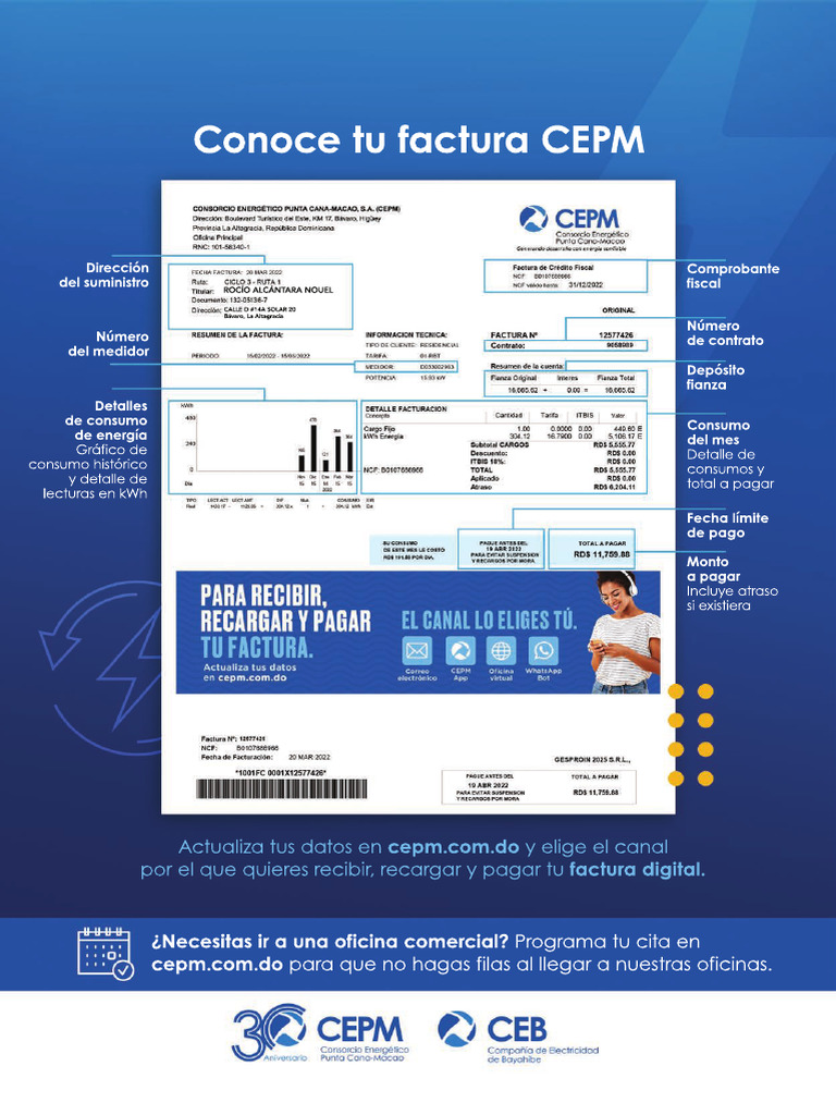 Conoce La Factura CEPM | PDF