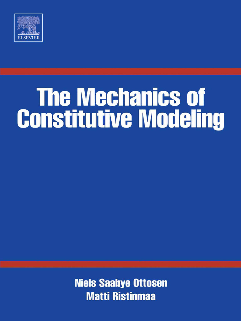 Mechanics of Constitutive Modeling | PDF