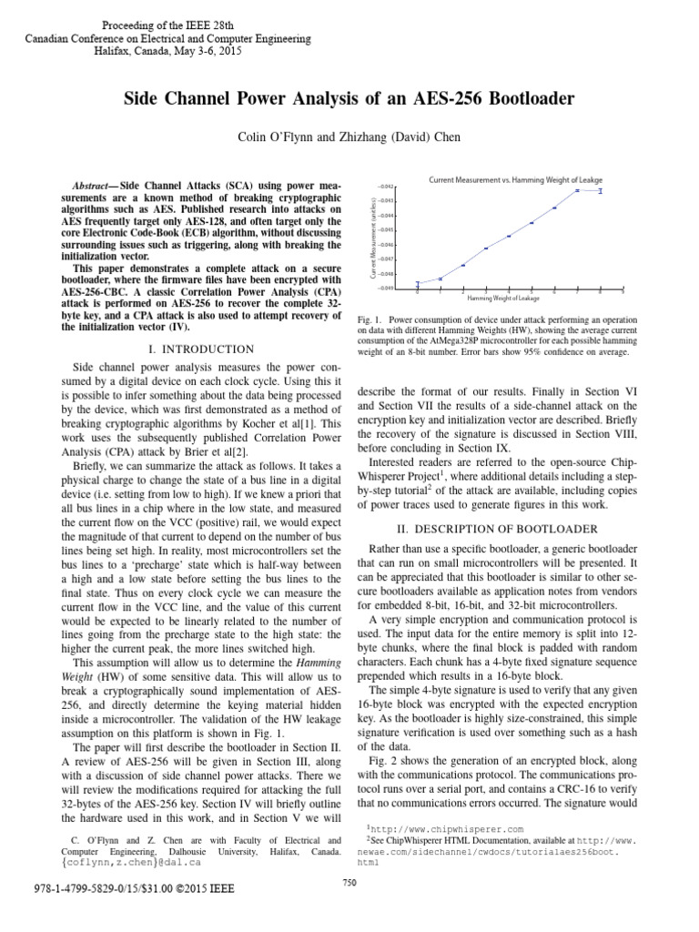10 1109@ccece 2015 7129369 | PDF | Secrecy | Cryptography