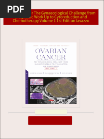 PDF Ovarian Cancer The Gynaecological Challenge from Diagnostic Work Up to Cytoreduction and Chemotherapy Volume 1 1st Edition Iavazzo download