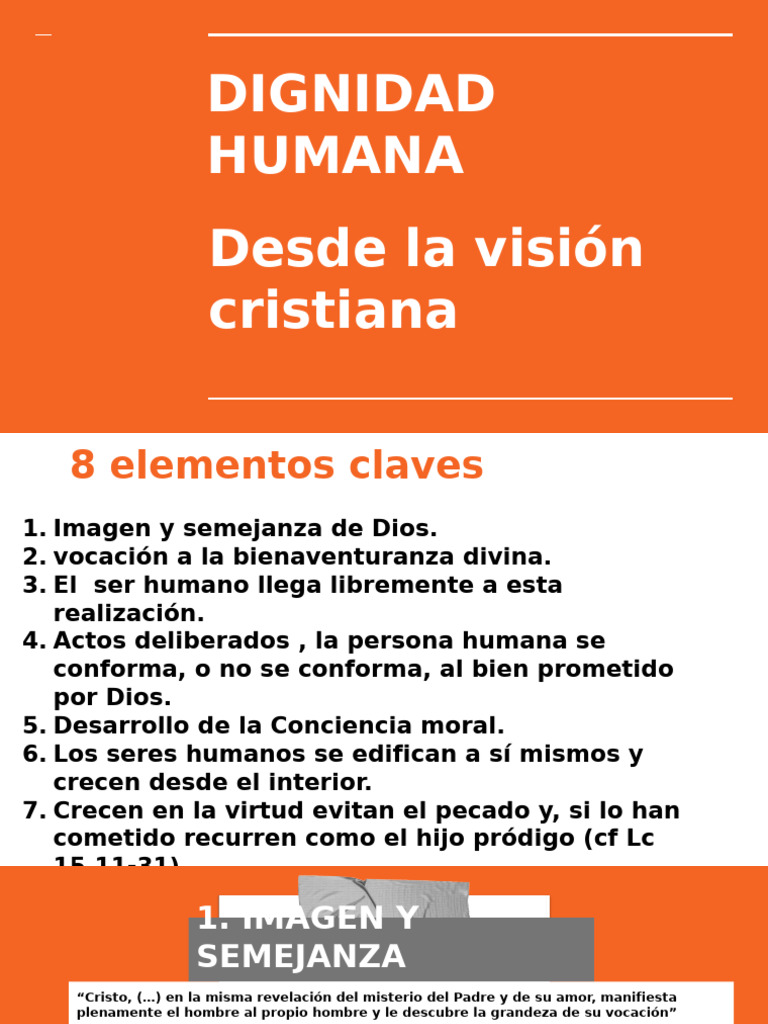 Dignidad Humana | PDF | Pecado | Virtud