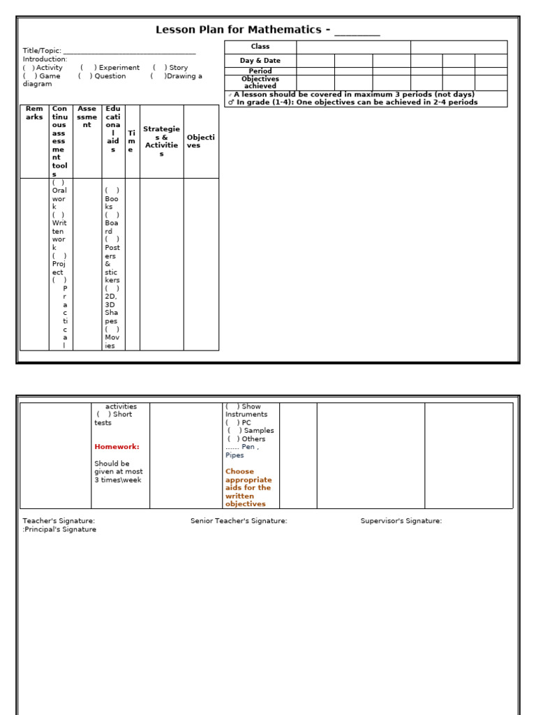 Math Lesson Plan for Young Students | PDF | Teaching | Pedagogy