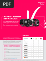 Vitality Fitness Points Guide | PDF | Physical Fitness | Heart Rate