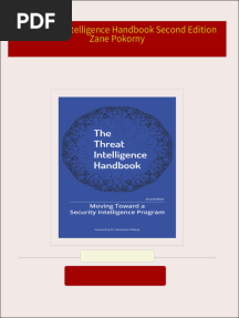Full download The Threat Intelligence Handbook Second Edition Zane Pokorny pdf docx