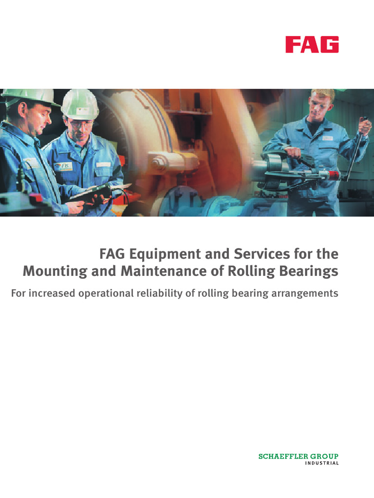 FAG Catalogue for Bearing Maintenance | PDF | Bearing (Mechanical) | Pump