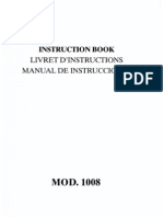 Manual de Instrucciones 1008