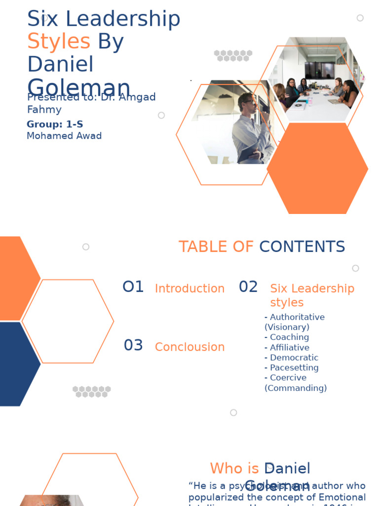 Six Leadership Styles by Daneil Golman Rev.00 | PDF | Leadership | Goal