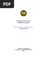 Sistematika Penulisan Proposal Skripsi