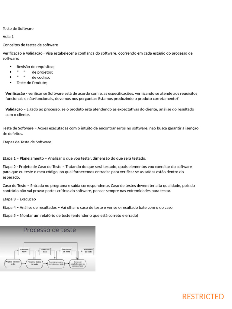 Teste de Software | PDF | Testes de software | Programas