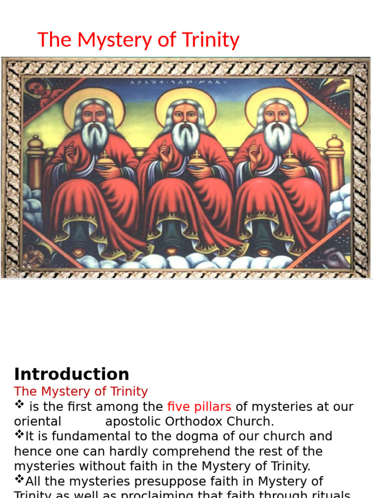 Understanding the Mystery of Trinity | PDF | Trinity | God The Father