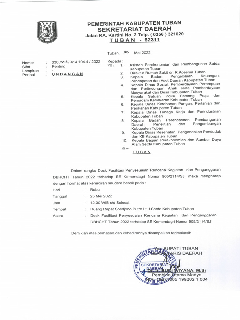 Undangan Ppud | PDF