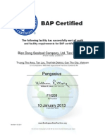BAP Certified: Pangasius