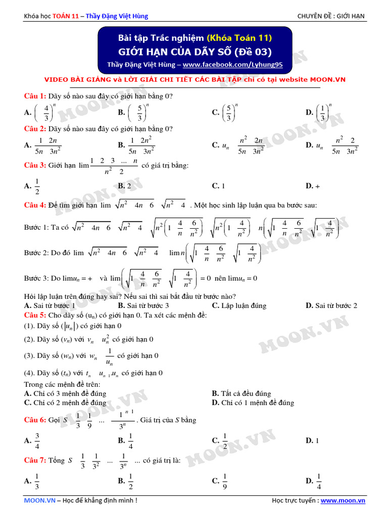 TN Gioi Han Cua Day So de 03 | PDF