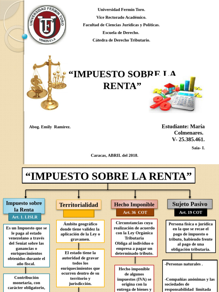 Impuesto Sobre La Renta | PDF | Impuestos