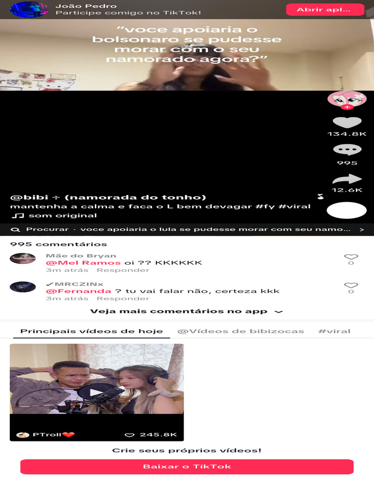 mantenha a calma e faca o L bem devagar #fy #viral voce apoiaria o ...