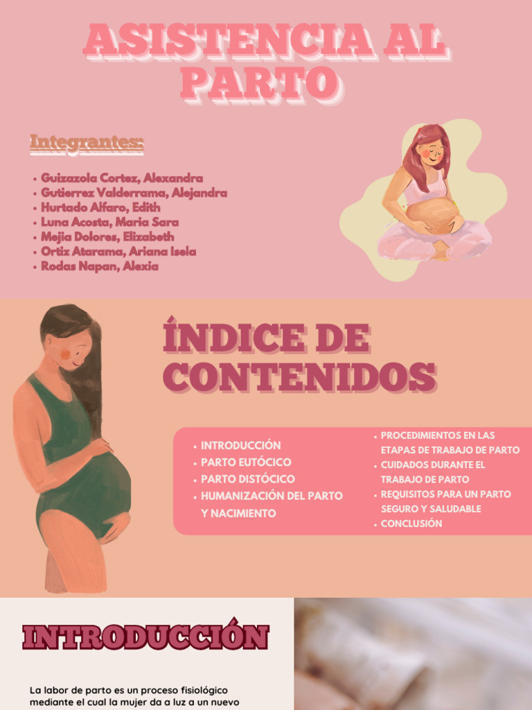 Tipos y Etapas del Parto Eutócico y Distócico | PDF | Parto | La salud ...