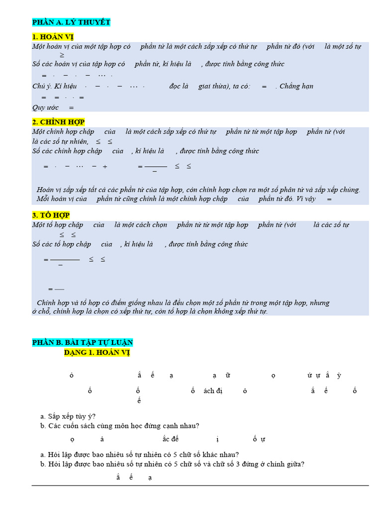 hoan vi chinh hop to hop | PDF