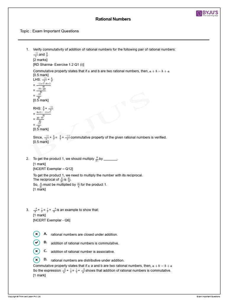 Rational Numbers_ Imp | PDF | Functions And Mappings | Complex Analysis