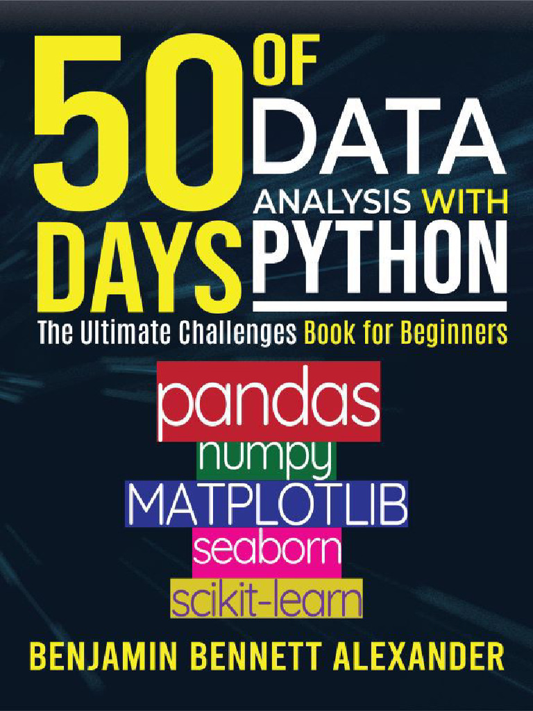 50 Days of Data Analysis With Python - Sample Document | PDF | Python ...