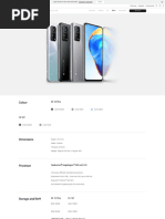 Infinix X6726: Specs and Features | PDF | Image Stabilization | Camera
