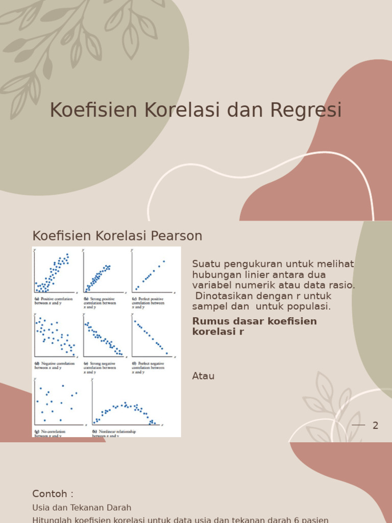 PPT-11-Koefisien Korelasi Dan Regresi | PDF