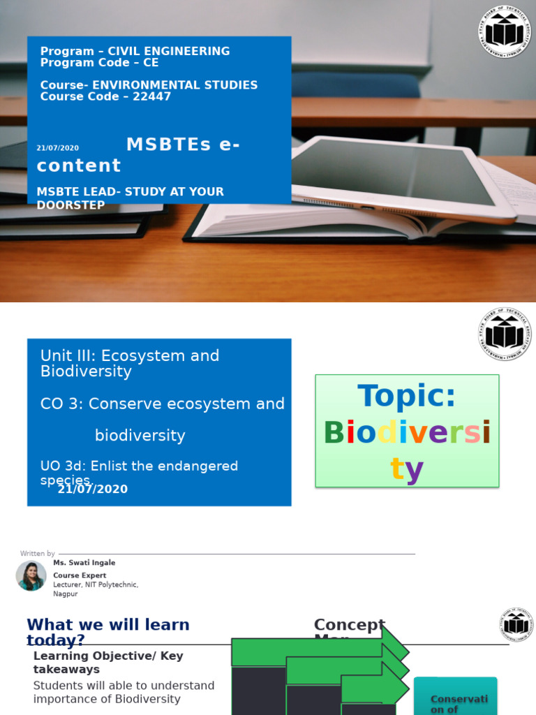 Biodiversity Conservation in India | PDF | Biodiversity | Conservation ...