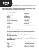 Definition of Dread Diseases | PDF | Coronary Artery Disease | Heart Valve